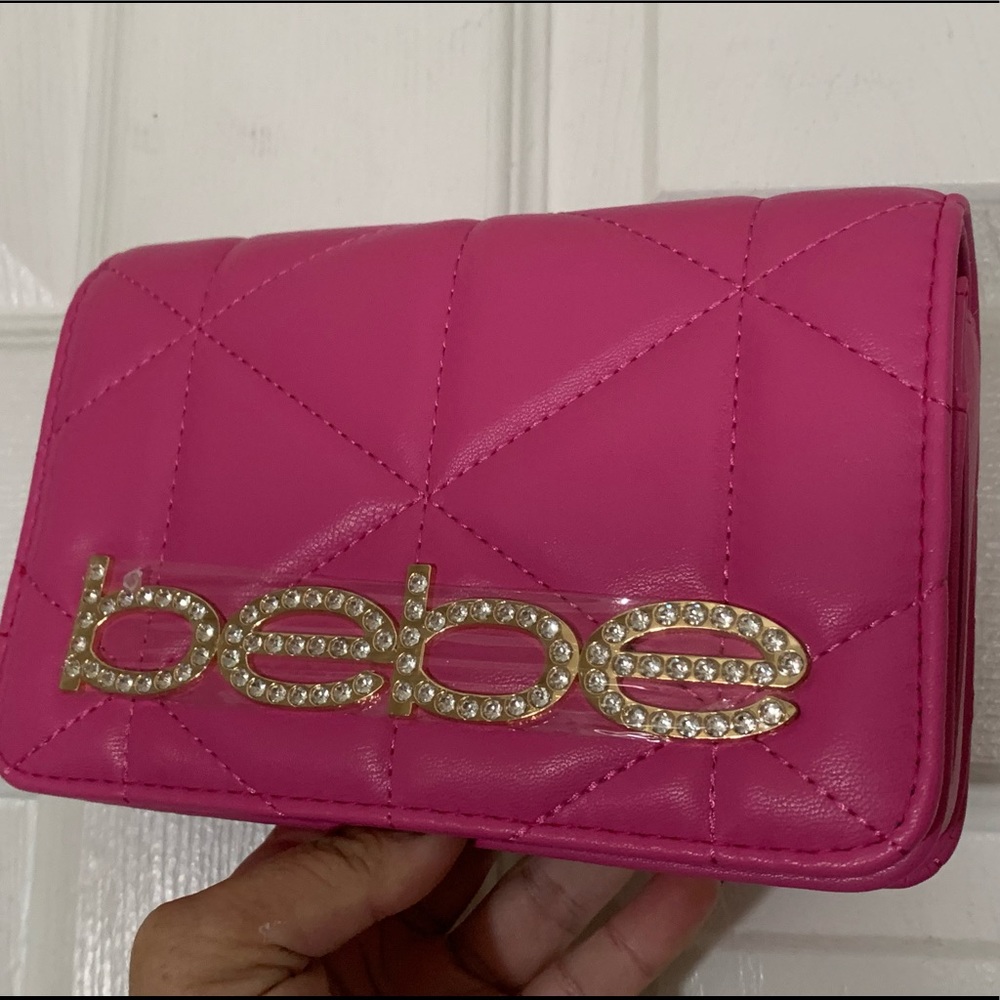 NWT. Bebe Pink Crossbody bag - Picture 6 of 16